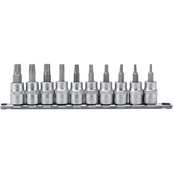 Draper 10 Piece 3/8" Drive Torx Socket Bit Set