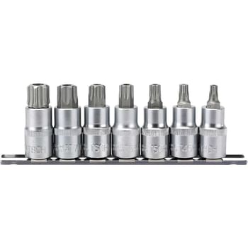 Draper 10 Piece 1/2" Drive Security Torx Socket Bit Set