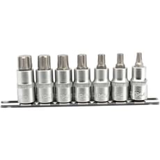 Draper 7 Piece 1/2" Drive Torx Plus Socket Bit Set