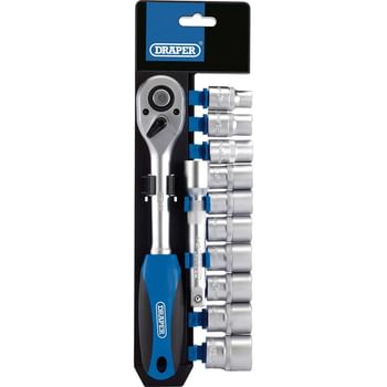 Draper 12 Piece 1/2" Drive Socket Set Metric