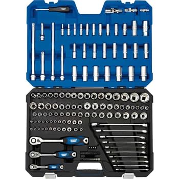 Draper Expert 150 Piece Combination Drive Hex and Bi Hex Socket, Bit and Spanner Set Metric and Imperial