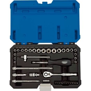 Draper Expert 40 Piece Combination Drive Hex Socket Set Metric and Imperial