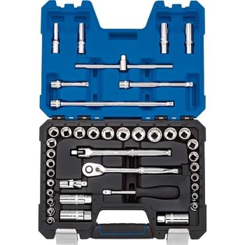 Draper Expert 41 Piece 3/8" Drive Bi Hex Socket Set Metric and Imperial