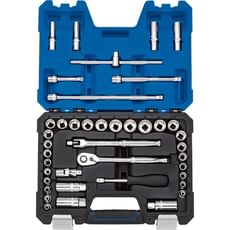 Draper Expert 41 Piece 3/8" Drive Bi Hex Socket Set Metric and Imperial Draper Expert 41 Piece 3/8" Drive Bi Hex Socket Set Metric and Imperial
