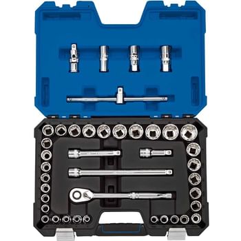 Draper Expert 41 Piece 1/2" Drive Hex Socket Set Metric and Imperial