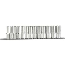Draper Expert 13 Piece 1/2" Drive Deep Socket Set Imperial on Rail Draper Expert 13 Piece 1/2" Drive Deep Socket Set Imperial on Rail