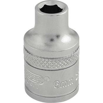 Draper 3/8" Drive Satin Finish Hexagon Socket Metric