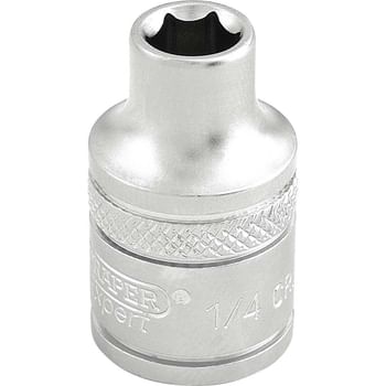 Draper 3/8" Drive Satin Finish Hexagon Socket Imperial