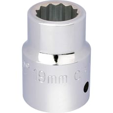 Draper 3/4" Drive Polished Finish Bi Hexagon Socket Metric