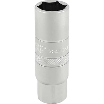 Draper 3/8" Drive Satin Chrome Hexagon Spark Plug Socket