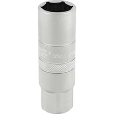 Draper 3/8" Drive Satin Chrome Hexagon Spark Plug Socket Draper 3/8" Drive Satin Chrome Hexagon Spark Plug Socket