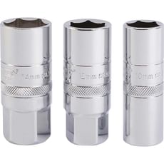 Draper 3 Piece 1/2" Drive Spark Plug Socket Set