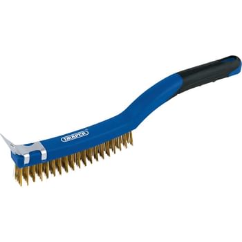 Draper Brass Wire Scratch Brush and Scraper