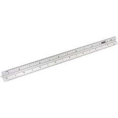 Draper Aluminium Triangle Scale Graduations Ruler