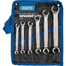 Draper 6 Piece Flare Nut Spanner Set