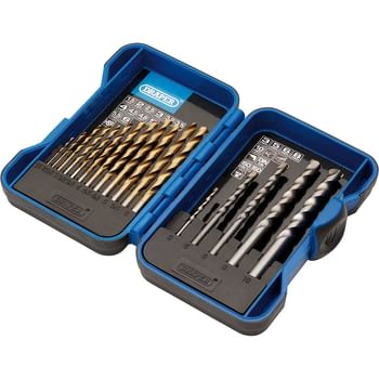 Draper 17 Piece HSS and Masonry Drill Bit Set