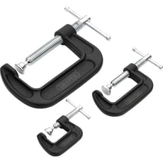 Draper 3 Piece Heavy Duty G Clamp Set