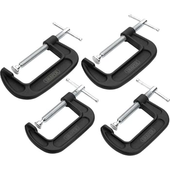 Draper 4 Piece Heavy Duty G-Clamp Set