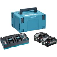 Makita 191U06-6 40v Max XGT Cordless 2 Battery 4ah and Charger Kit 