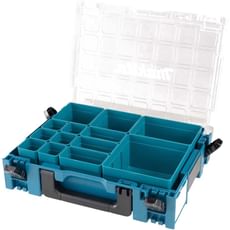 Makita MakPac 13 Compartment Plastic Organiser Case