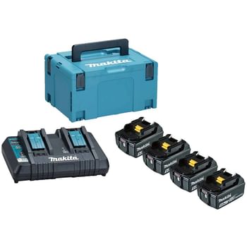 Makita Power Source Kit 4 x 18v Batteries 5ah and Charger