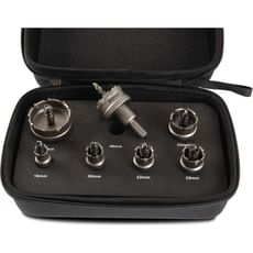 Starrett KSM07001 7 Piece TCT Stainless Steel Hole Saw Set