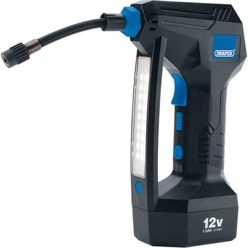 Draper DA12/151 12v Cordless Air Compressor and LED Worklight