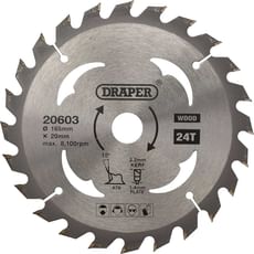 Draper TCT Wood Cutting Circular Saw Blade Draper TCT Wood Cutting Circular Saw Blade