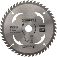 Draper TCT Wood Cutting Circular Saw Blade