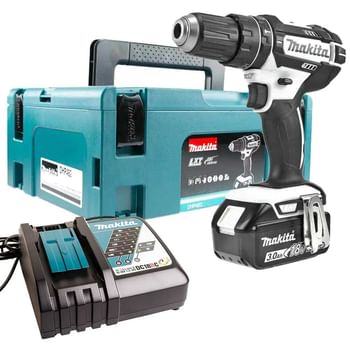 Makita DHP482 18v LXT Cordless White Combi Drill
