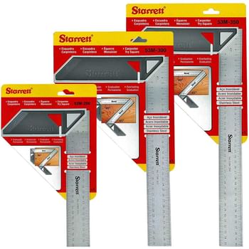 Starrett K53M Carpenters Combination Square Triple Pack
