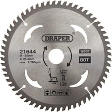 Draper TCT Laminate and Wood Cutting Circular Saw Blade
