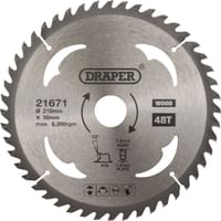 Draper TCT Wood Cutting Circular Saw Blade Draper TCT Wood Cutting Circular Saw Blade