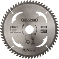 Draper TCT Wood Cutting Circular Saw Blade Draper TCT Wood Cutting Circular Saw Blade