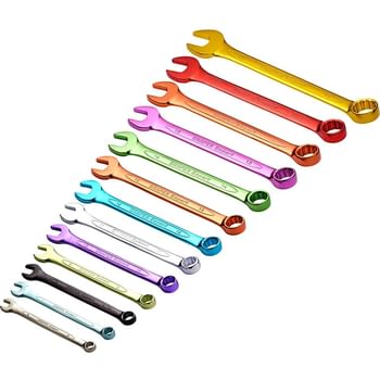 Draper Expert 13 Piece Hi Torq Coloured Combination Spanner Set