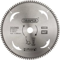 Draper TCT Wood Cutting Circular Saw Blade Draper TCT Wood Cutting Circular Saw Blade