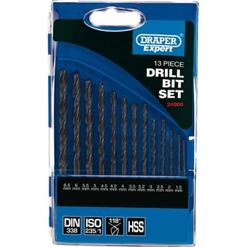 Draper Expert 13 Piece HSS Drill Bit Set