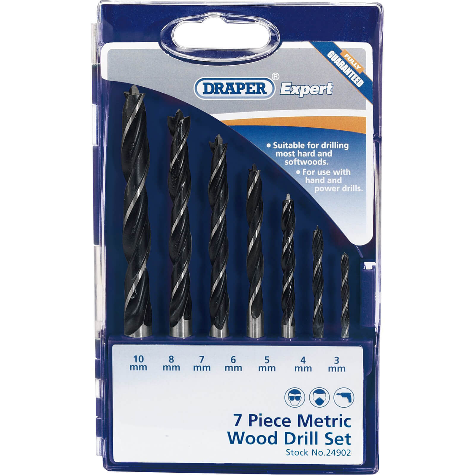 Draper Wood Drill Bit Pack of 2 4mm 