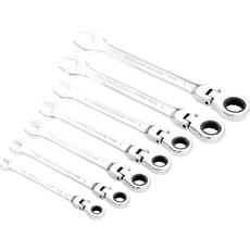 Draper 7 Piece Hi Torq Flexible Ratchet Combination Spanner Set