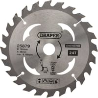Draper TCT Construction Circular Saw Blade