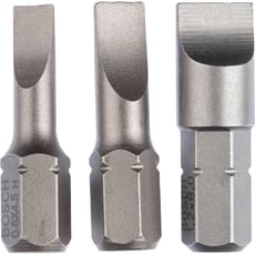 Bosch 3 Piece Slotted Screwdriver Bit Set Bosch 3 Piece Slotted Screwdriver Bit Set