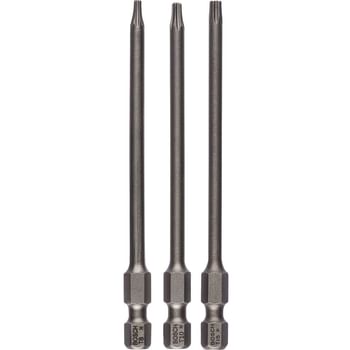 Bosch 3 Piece Extra Hard Torx Screwdriver Bit Set