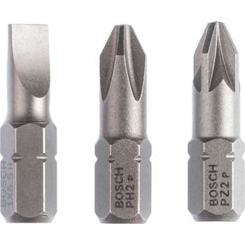 Bosch 3 Piece Extra Hard Screwdriver Bit Set