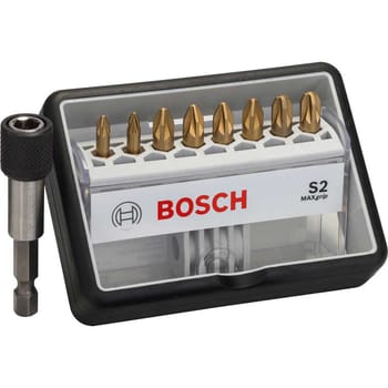 Bosch 9 Piece S Max Grip Screwdriver Bit Set