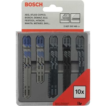 Bosch 10 Piece Jigsaw Blade Set