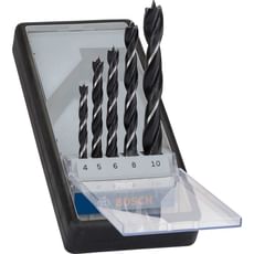 Bosch 5 Piece Brad Point Wood Drill Bit Set