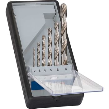 Bosch Robust Line 6 Piece HSS-G Drill Bit Set