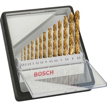 Bosch Robust Line 13 Piece HSS-TiN Drill Bit Set