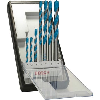 Bosch 7 Piece MultiConstruction Drill Bit Set
