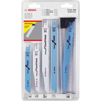 Bosch 12 Piece Demolition Reciprocating Sabre Saw Blade Set Price Comparisons | Compare The Build